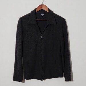 Eileen Fisher Women's Full Zip Wool Jacket in size medium